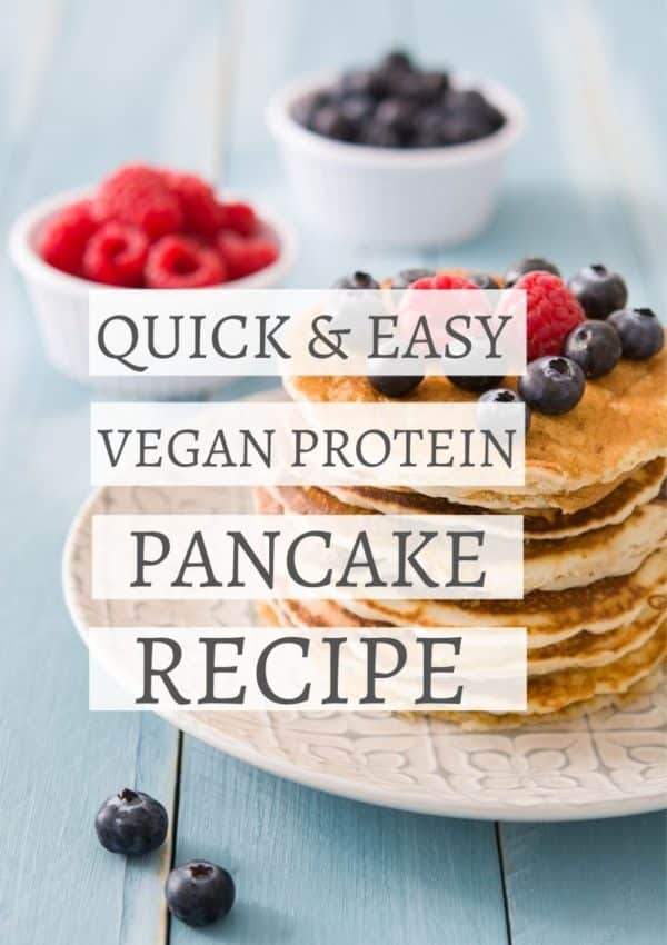 easy vegan Protein pancake recipe
