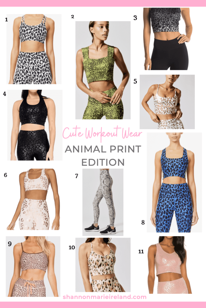 amazing animal print workout wear for women