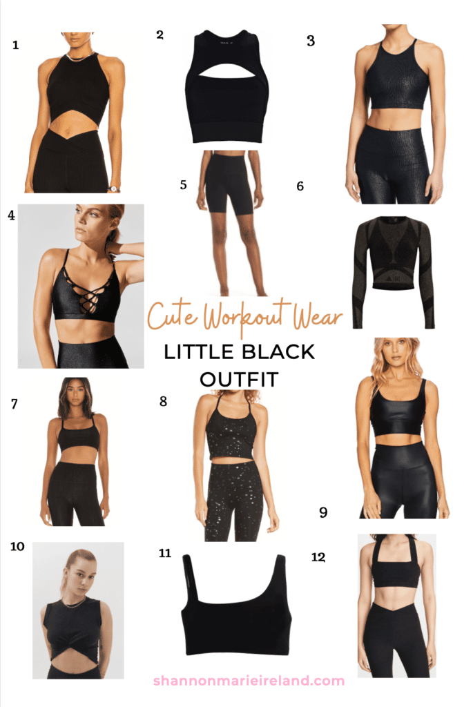must have black workout wear for women