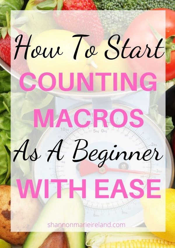 how to start counting macros as a beginner